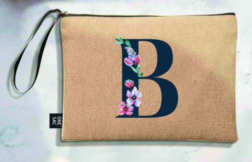 Bolso de mano letra b - regalos de boda